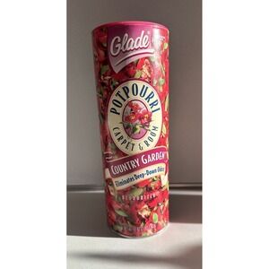 Glade Potpourri Carpet & Room Country Garden 1996, 32 oz DISCONTINUED New Sealed